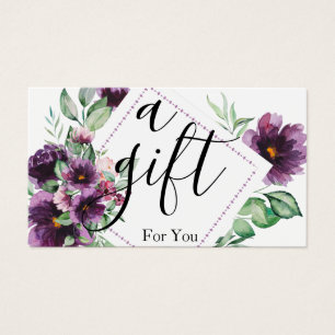 Simple & Modern Business Gift Certificate