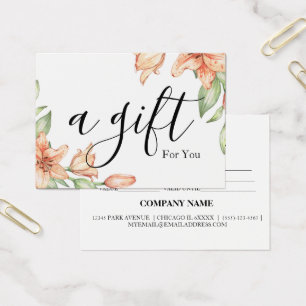 Simple & Modern Business Gift Certificate