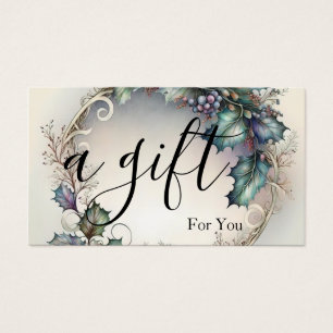 Simple & Modern Business Gift Certificate