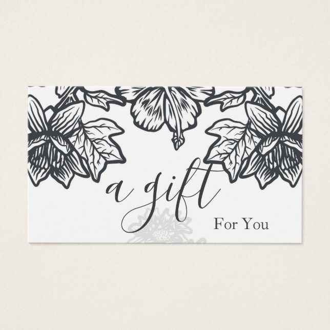 Simple & Modern Business Gift Certificate (Front)