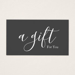 Simple & Modern Business Gift Certificate