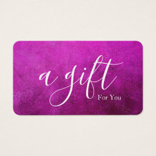 Simple & Modern Business Gift Certificate