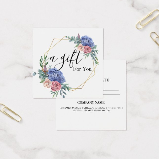 Simple & Modern Business Gift Certificate (Office)