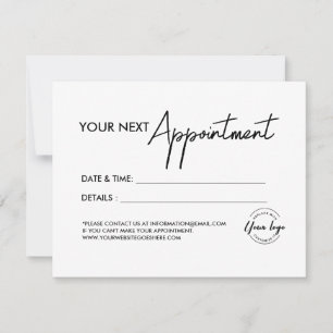 Simple modern Business logo Custom Thank You Card