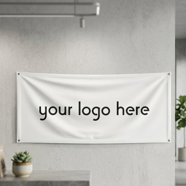 Simple Modern Business Shop Logo Banner Design (Creator Uploaded)