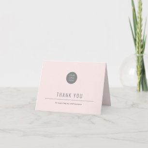 Simple-Modern- Business Thank You Card-Folded Card