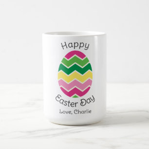 simple Modern Calligraphy Happy Easter to friends  Coffee Mug