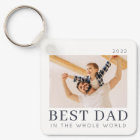 Simple Modern Chic Custom Best Dad Photo