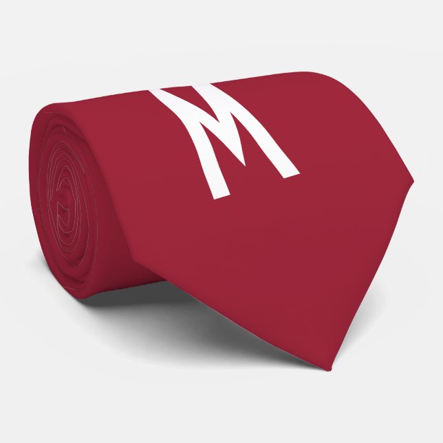 Simple Modern Chili Pepper Tie (Rolled)