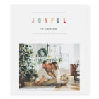 Simple Modern Christmas Photo | Joyful Holiday