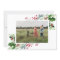 Simple Modern Christmas Snow White Greeting Photo