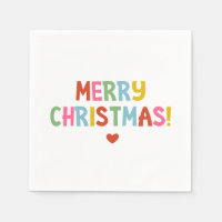 Simple Modern Colourful Merry Christmas