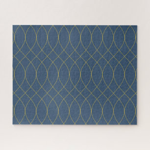 Simple, modern, cool, trendy curvy, wavy lines jigsaw puzzle