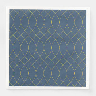 Simple, modern, cool, trendy curvy, wavy lines napkin