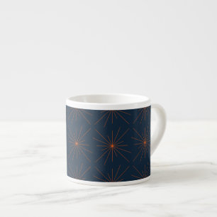 Simple, modern, cool, trendy light / star abstract espresso cup