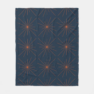 Simple, modern, cool, trendy light / star abstract fleece blanket
