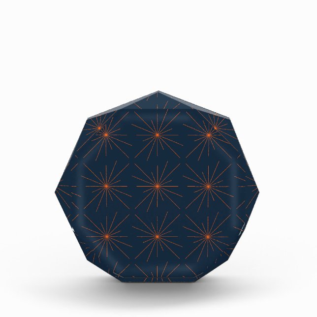 Simple, modern, cool, trendy light / star abstract photo block (Front)