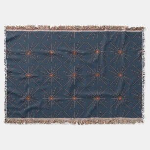 Simple, modern, cool, trendy light / star abstract throw blanket
