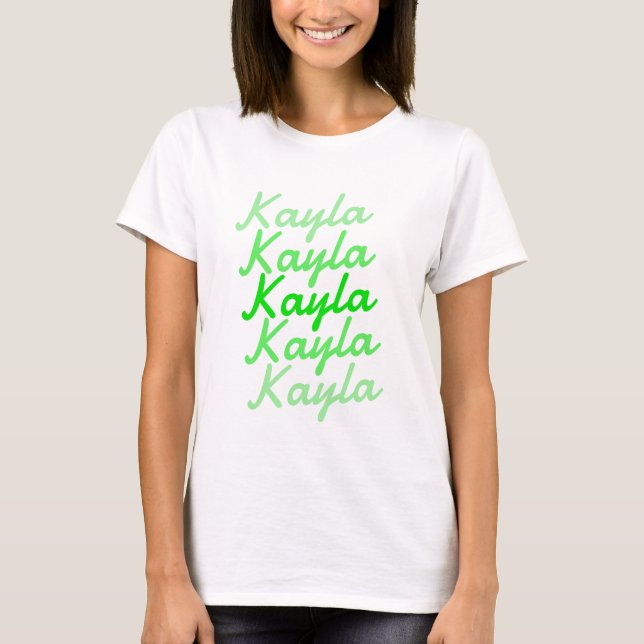 Simple Modern Cool Typography Name  T-Shirt (Front)