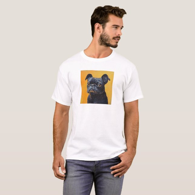 Simple Modern Custom Add Your Own Photo Men's T-Shirt (Front Full)