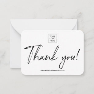 Simple Modern Custom Business Logo Coupon Promo Card