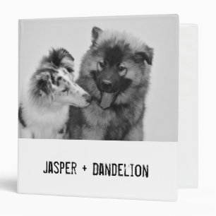 Simple, Modern Custom Pet or People Photo Binder