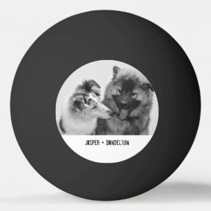 Simple, Modern Custom Pet or People Photo Ping Pong Ball