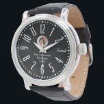 Simple modern custom photo watch<br><div class="desc">Perfect gift ideas for birthday,  wedding or anniversary.</div>