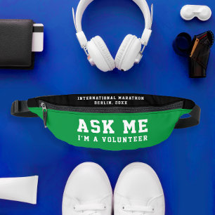 Simple Modern Demande Moi Vert Blanc Aide Bénévole