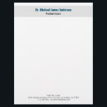 Simple Modern Doctor  Letterhead<br><div class="desc">Simple Modern Doctor Letterhead</div>