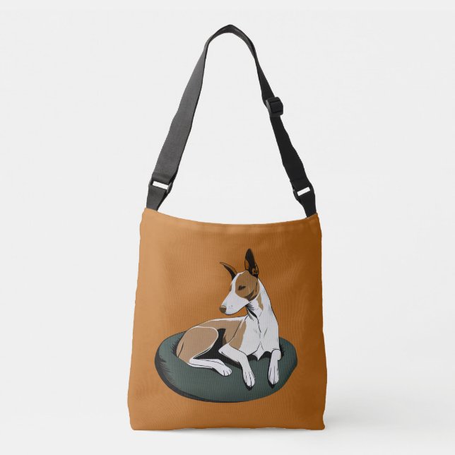 Simple Modern Dog Art Trendy  Crossbody Bag (Front)