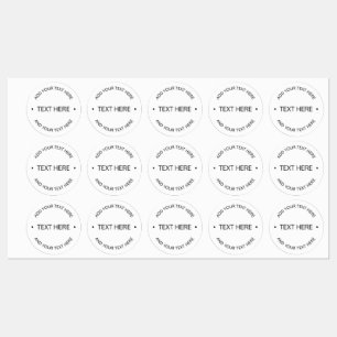 Simple Modern Editable Text   White & Black