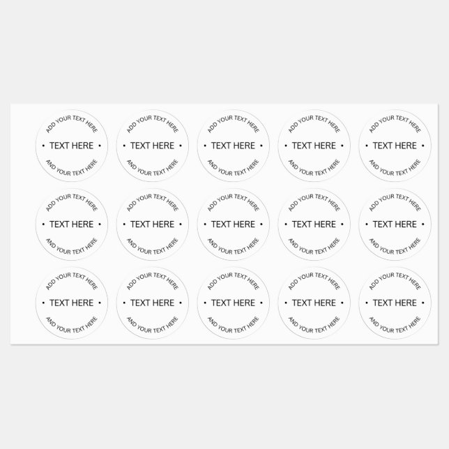 Simple Modern Editable Text | White & Black (Sheet)