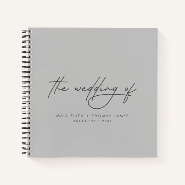 Simple Modern Elegant Budget-Friendly Guest Book (Front)