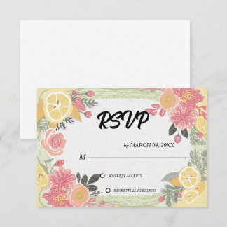 Simple Modern Elegant Classic Wedding RSVP