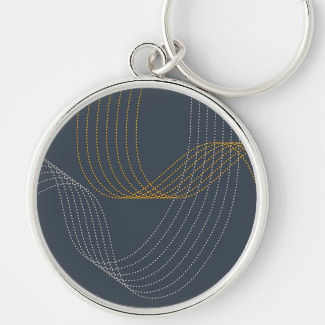 Simple, modern, elegant, cool, trendy illustration keychain (Front)