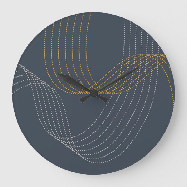 Simple, modern, elegant, cool, trendy illustration large clock (Front)