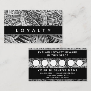 Simple Modern Elegant Professional Trendy Pattern Appointment Card