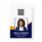 Simple Modern Employee Photo ID Badge