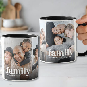 Simple Modern Family 3 Photo Mug