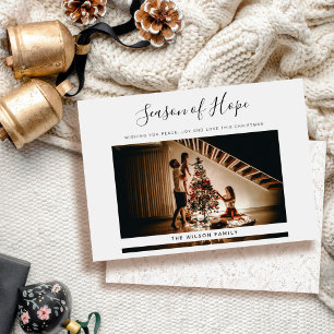 Simple Modern Family Holiday Christmas Card