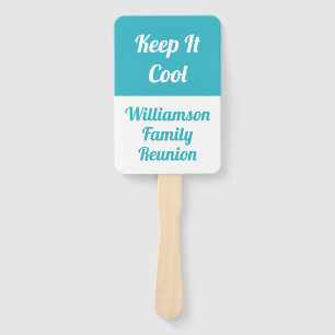 Simple Modern Family Reunion - Keep It Cool Hand Fan