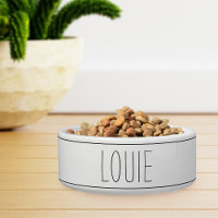 Simple Modern Farmhouse Style Stripe Pet Name