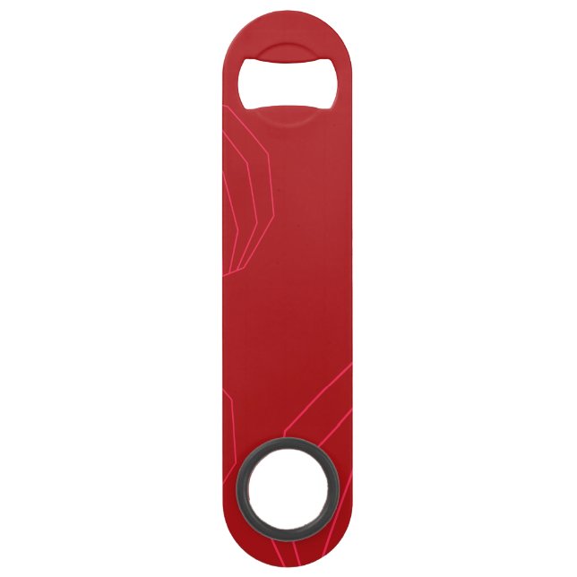 Simple, modern, flowing Christmas ornaments Bar Key (Front)