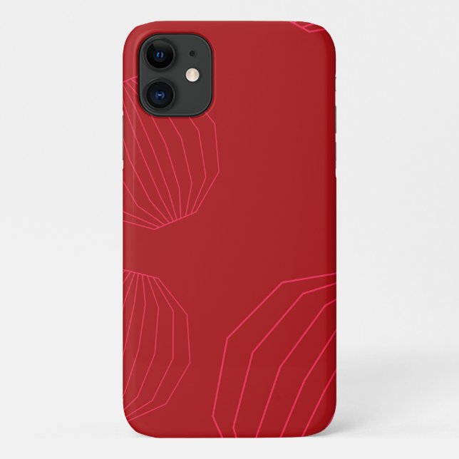 Simple, modern, flowing Christmas ornaments Case-Mate iPhone Case (Back)