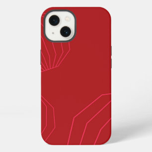 Simple, modern, flowing Christmas ornaments iPhone 13 Case