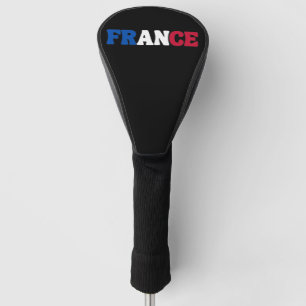 Simple Modern France National Flag Apparel Golf Head Cover