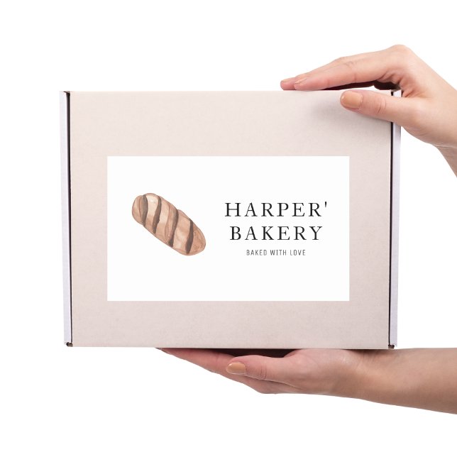 Simple Modern Fresh Bakery Eco Professional Logo Sticker (Creator Uploaded)