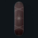 Simple Modern Geometric Star Skateboard<br><div class="desc">Simple Modern Geometric Star Custom Name Skateboard features a simple geometric star on a deep red background. Give a custom made gift,  personalized skateboard to your favourite skateboarder for Christmas,  birthday or your BFF.  Designed by ©Evco Studio www.zazzle.com/store/evcostudio</div>