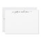 Simple Modern Girly Classic Black Grey Script